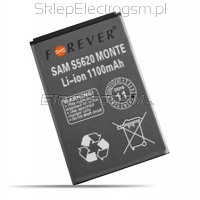 Bateria Forever Samsung S5560 S5600 Monte